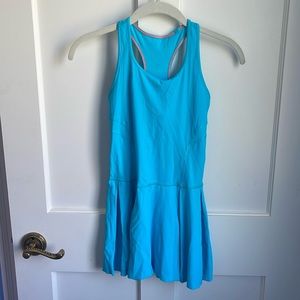 Ivivva Girls Tennis Dress - color: blue - size: 10 (girls)